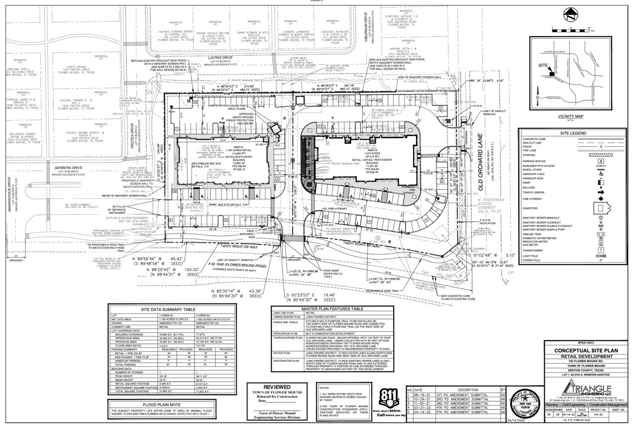 100 Flower Mound Rd, Flower Mound, TX for sale Site Plan- Image 1 of 6