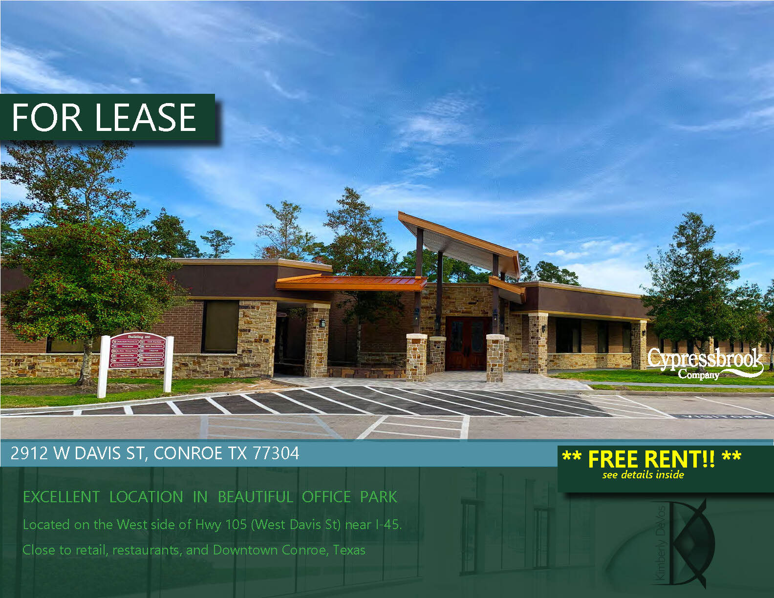 2912 W Davis St, Conroe, TX for lease Building Photo- Image 1 of 18