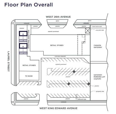 900-972 King Edward Ave W, Vancouver, BC for lease Floor Plan- Image 1 of 1