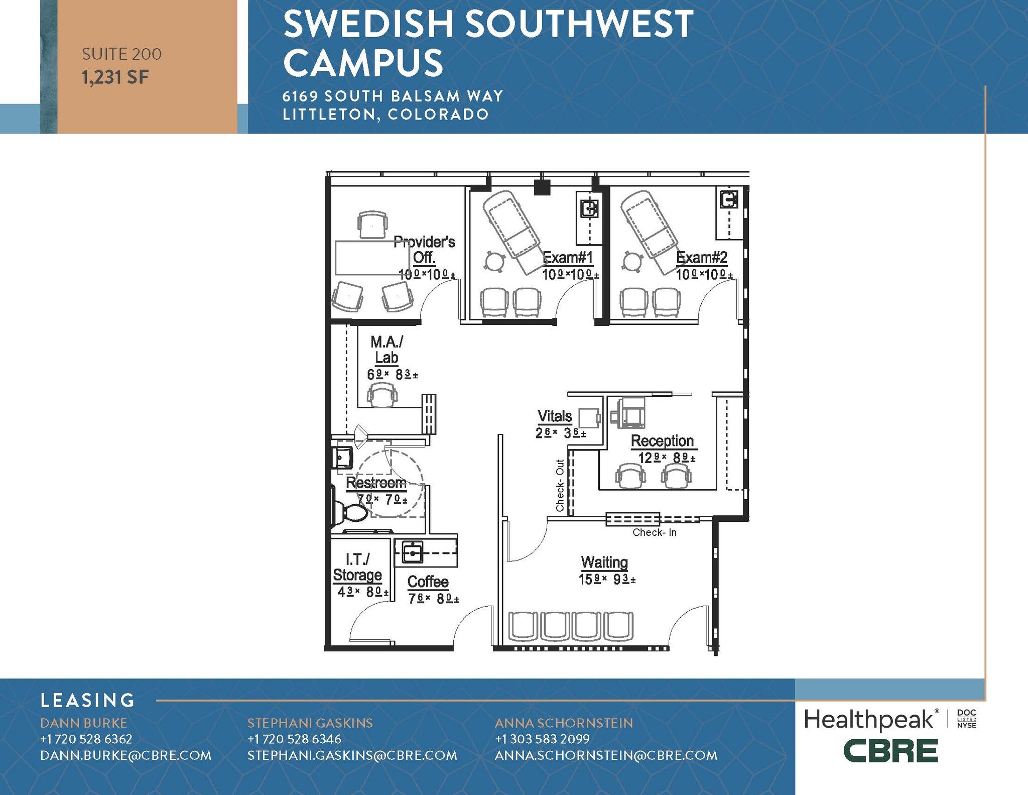 6179 S Balsam Way, Littleton, CO for lease Floor Plan- Image 1 of 1