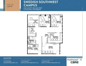 6179 S Balsam Way, Littleton, CO for lease Floor Plan- Image 1 of 1
