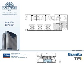 6400 S Fiddlers Green Cir, Greenwood Village, CO for lease Floor Plan- Image 2 of 2