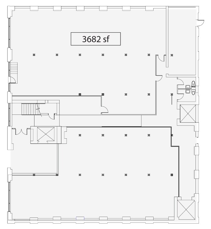 129 Spadina Ave, Toronto, ON for lease Floor Plan- Image 1 of 1