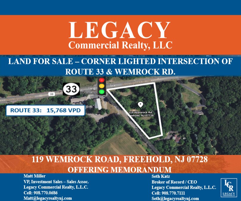 119 Wemrock Rd, Freehold, NJ 07728 Land for Sale