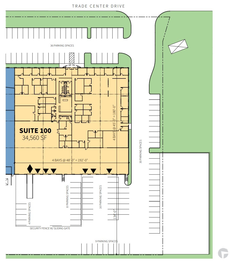 2941 Trade Center Dr, Carrollton, TX for lease Floor Plan- Image 1 of 2