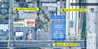 Pad Dev.  (*Fully Entitled for a Gas Station) - Gas Station