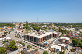 4111 Broadway, Kansas City, MO - aerial  map view