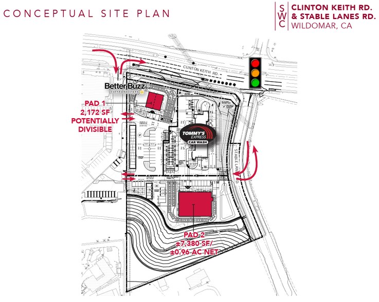 SWC Clinton Keith Rd & Stable Lanes Rd, Wildomar, CA for lease - Site Plan - Image 2 of 2