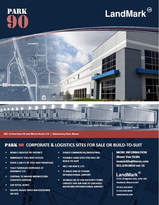 More details for NEC I-90/39 And IL Rte 173, Machesney Park, IL - Land for Sale