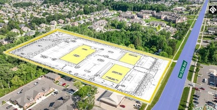 55133 Van Dyke Ave, Shelby Township, MI - AERIAL map view