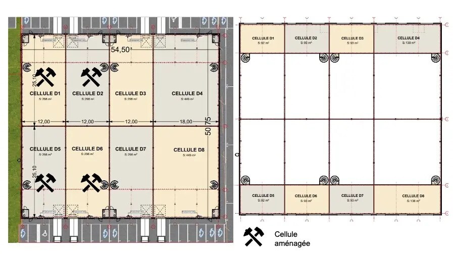Industrial in Seclin for lease - Floor Plan - Image 3 of 4
