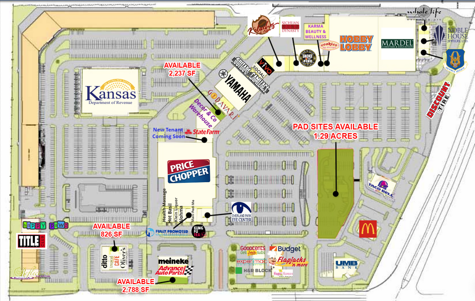 7102-7580 W 119th St, Overland Park, KS for lease - Site Plan - Image 2 of 9