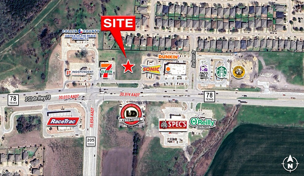 935 SH-78 S, Lavon, TX for lease - Aerial - Image 1 of 1