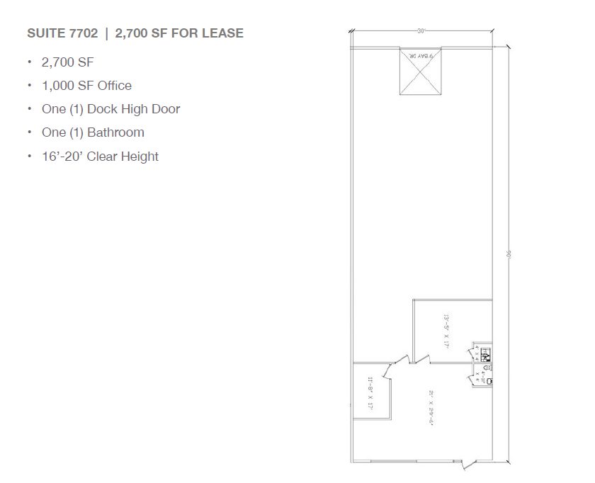 2501-2519 Gravel Dr, Fort Worth, TX for lease Floor Plan- Image 1 of 1