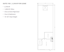 2501-2519 Gravel Dr, Fort Worth, TX for lease Floor Plan- Image 1 of 1