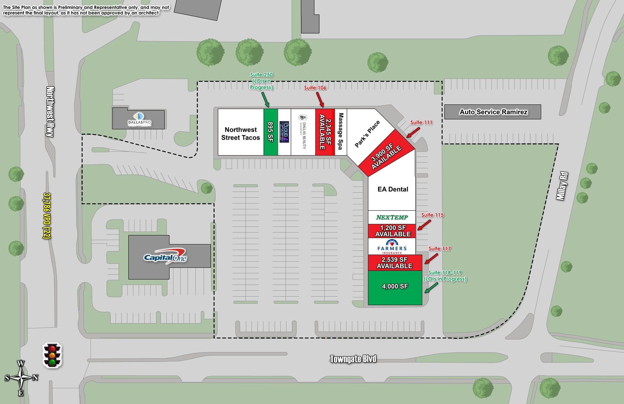 2121 Northwest Hwy, Garland, TX for lease Site Plan- Image 1 of 1