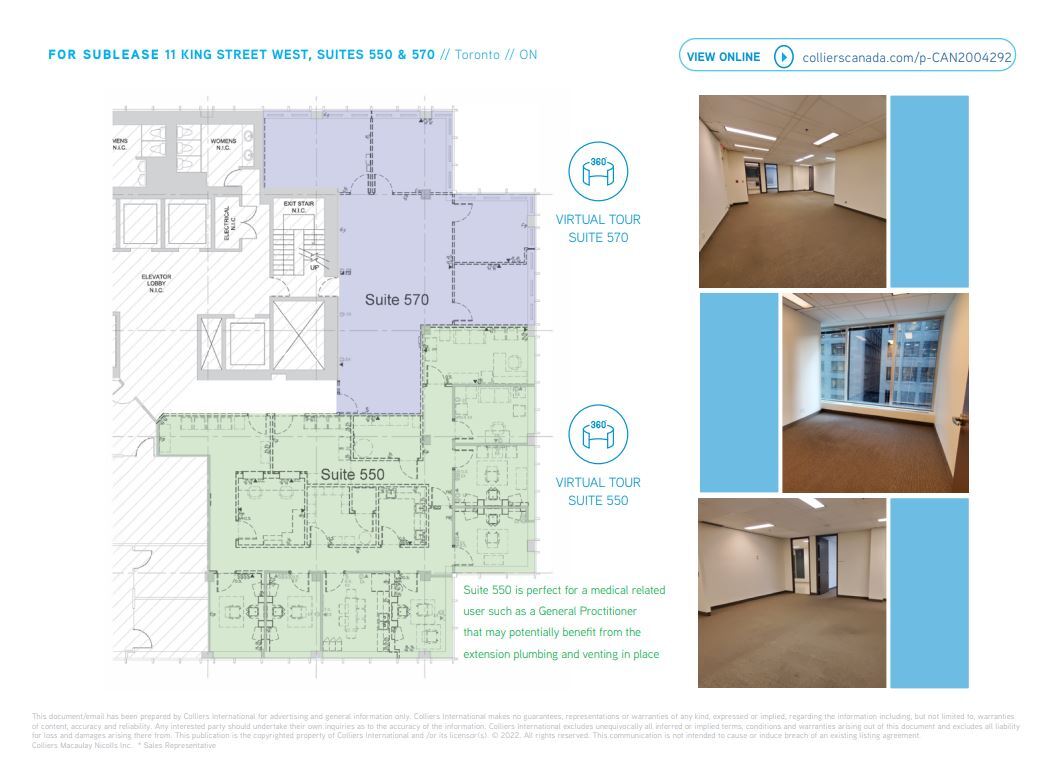 11 King St W, Toronto, ON for lease Floor Plan- Image 1 of 1