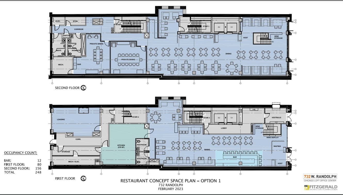 732 W Randolph St, Chicago, IL for lease Floor Plan- Image 1 of 11