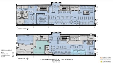 732 W Randolph St, Chicago, IL for lease Floor Plan- Image 1 of 11