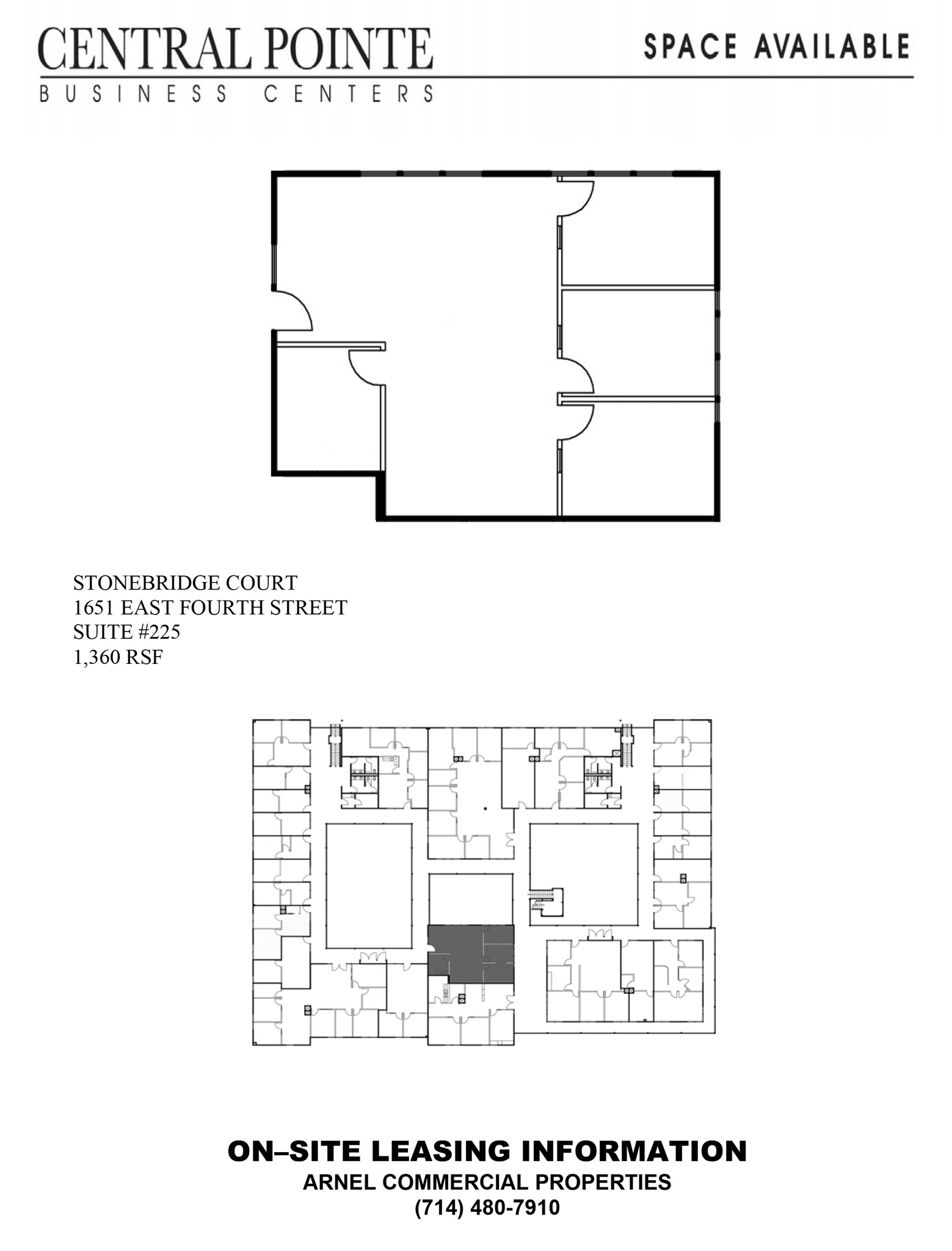 1651 E 4th St, Santa Ana, CA for lease Floor Plan- Image 1 of 1