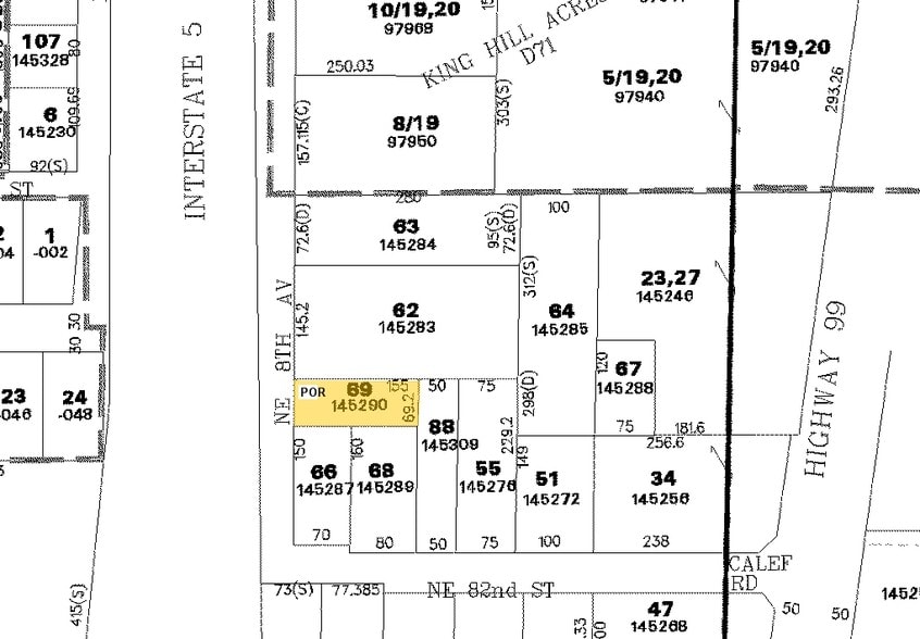 8415 NE 8th Ave, Vancouver, WA for sale - Plat Map - Image 3 of 12