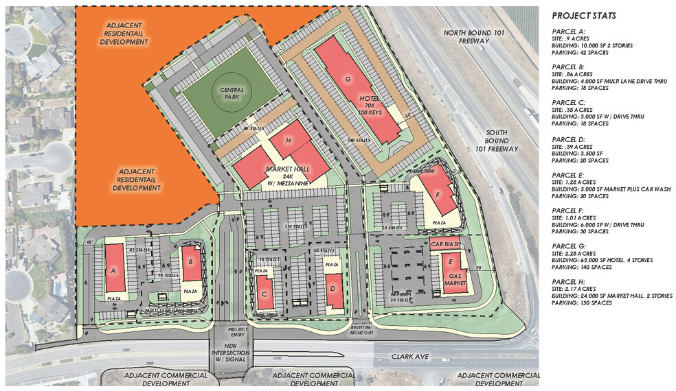 Retail in Orcutt, CA for lease - Site Plan - Image 1 of 2