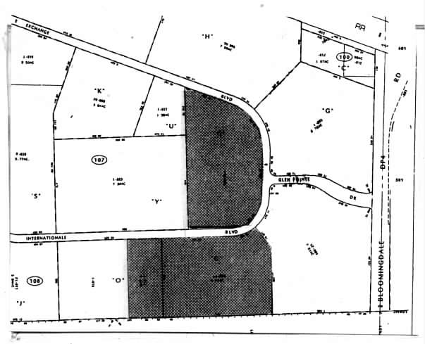 141-171 Internationale Blvd, Glendale Heights, IL for lease - Plat Map - Image 2 of 6