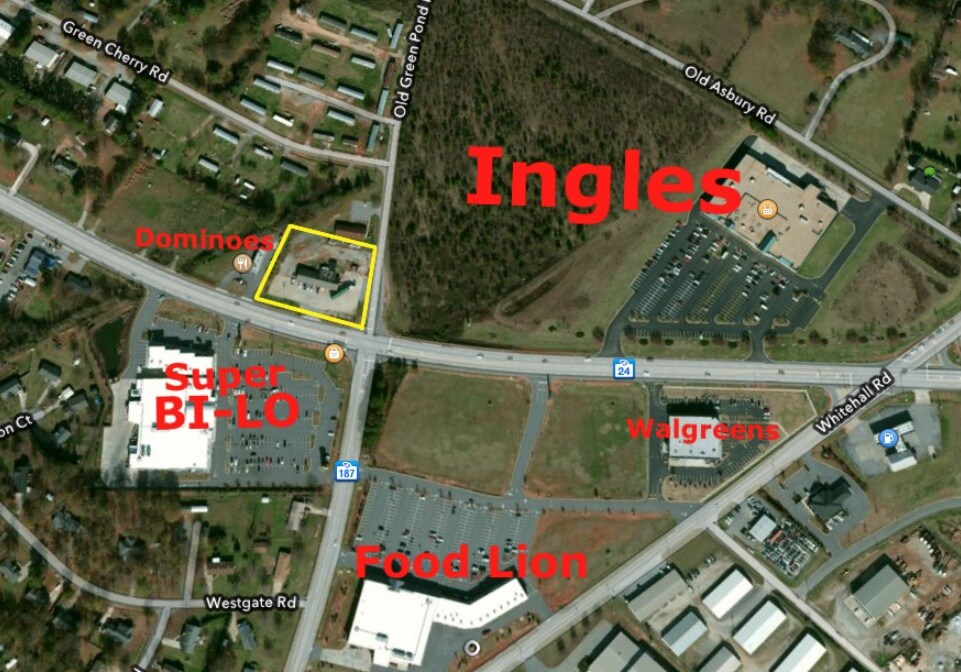 4402-4404 Highway 24, Anderson, SC for sale Aerial- Image 1 of 1