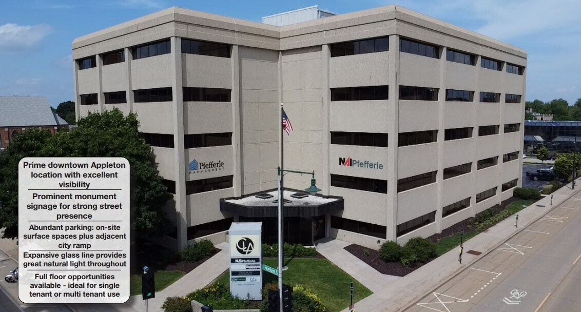 200 E Washington St, Appleton, WI for lease Building Photo- Image 1 of 10