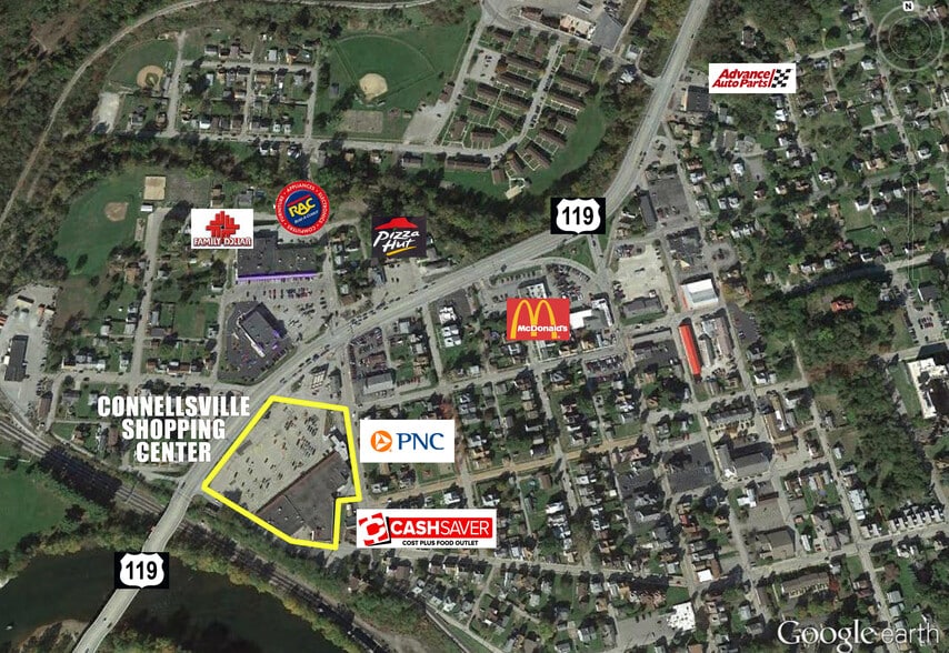 Rte 119 @ York Ave, Connellsville, PA for lease - Building Photo - Image 2 of 6