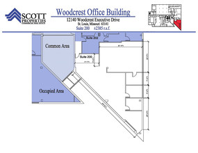 12140 Woodcrest Exec Dr, Creve Coeur, MO for lease Floor Plan- Image 1 of 2