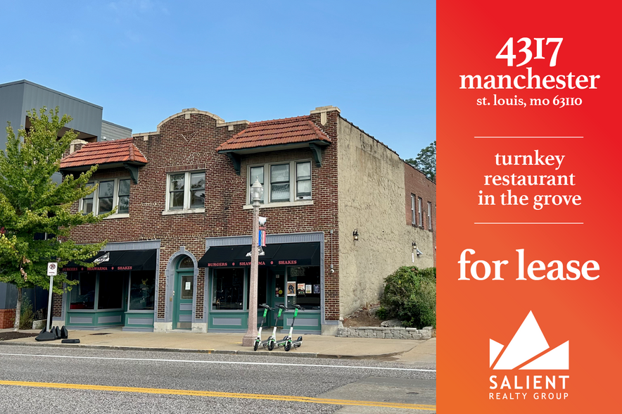 4317-4319 Manchester Ave, Saint Louis, MO for sale - Building Photo - Image 1 of 1