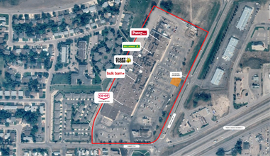 1150 Central Ave N, Swift Current, SK - AERIAL  map view