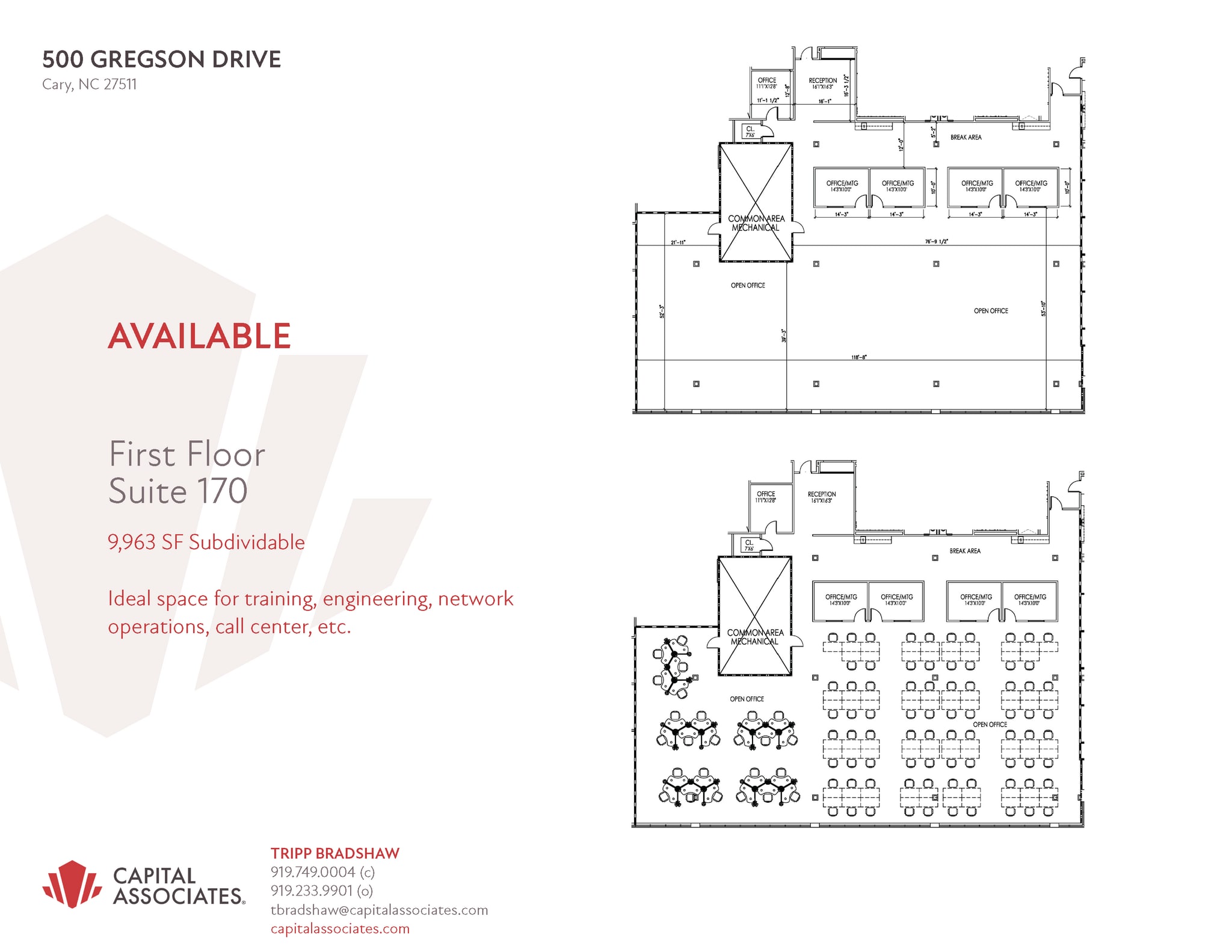 500 Gregson Dr, Cary, NC for lease Floor Plan- Image 1 of 1