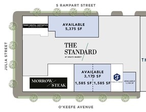 616 Okeefe Ave, New Orleans, LA for lease Site Plan- Image 2 of 2