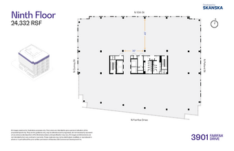 3901 N Fairfax Dr, Arlington, VA for lease Floor Plan- Image 1 of 4