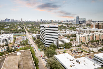 4265 San Felipe St, Houston, TX - aerial  map view