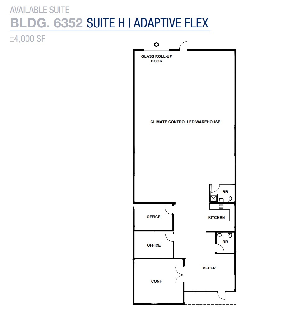 6352 Corte del Abeto, Carlsbad, CA for lease Floor Plan- Image 1 of 1