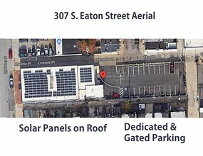 307 S Eaton St, Baltimore, MD - aerial  map view