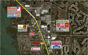 8756-8794 S Tamiami Trl, Sarasota, FL for lease Aerial- Image 2 of 3