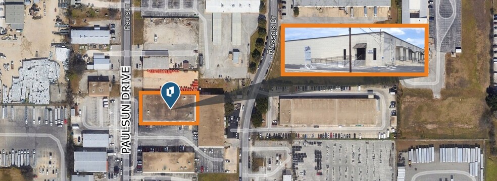 1014-1020 Paulsun St, San Antonio, TX for lease - Aerial - Image 3 of 4