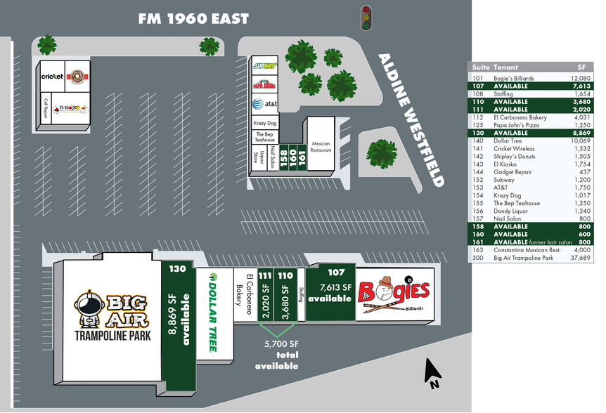 3040 Fm 1960 Rd E, Houston, TX for lease - Site Plan - Image 2 of 6