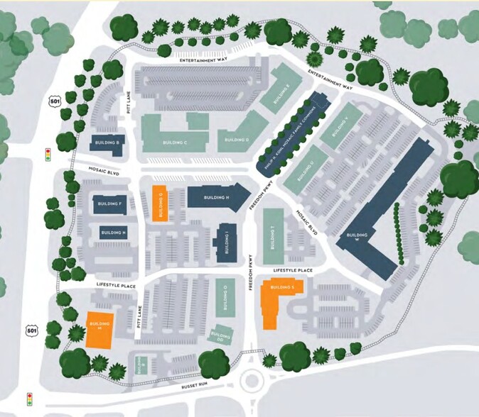 Us 15 501 Hwy N, Pittsboro, NC for lease - Primary Photo - Image 1 of 1