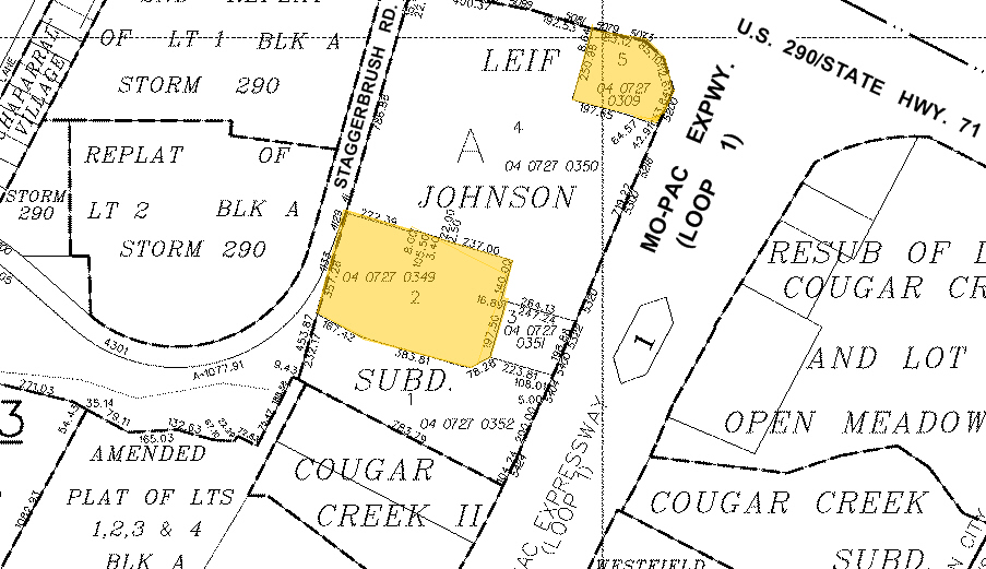 5300 S Mopac Expy, Austin, TX for lease - Plat Map - Image 3 of 9