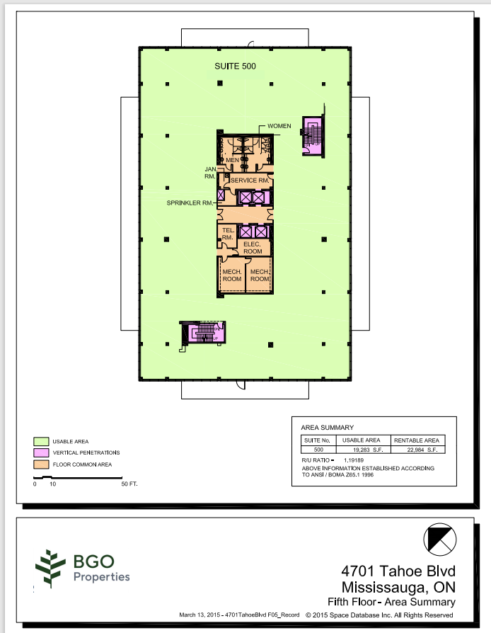 4701 Tahoe Blvd, Mississauga, ON for lease Floor Plan- Image 1 of 1