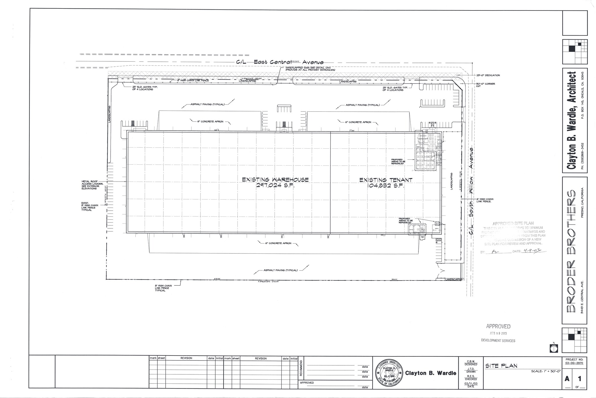 3311-3443 E Central Ave, Fresno, CA for lease Site Plan- Image 1 of 1