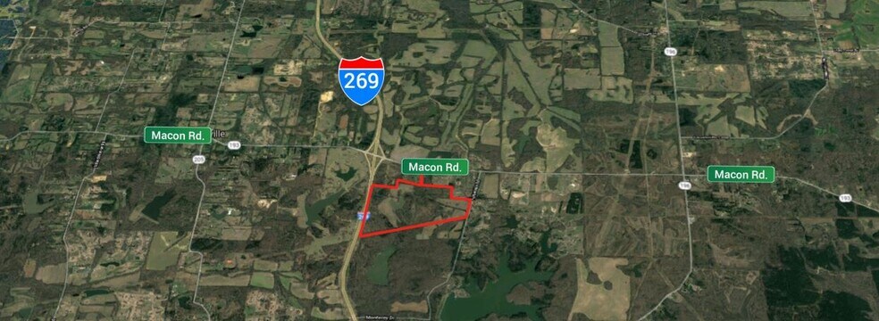 Macon Rd, Collierville, TN for sale - Aerial - Image 1 of 1