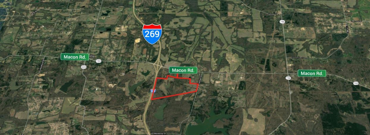 Macon Rd, Collierville, TN for sale Aerial- Image 1 of 1