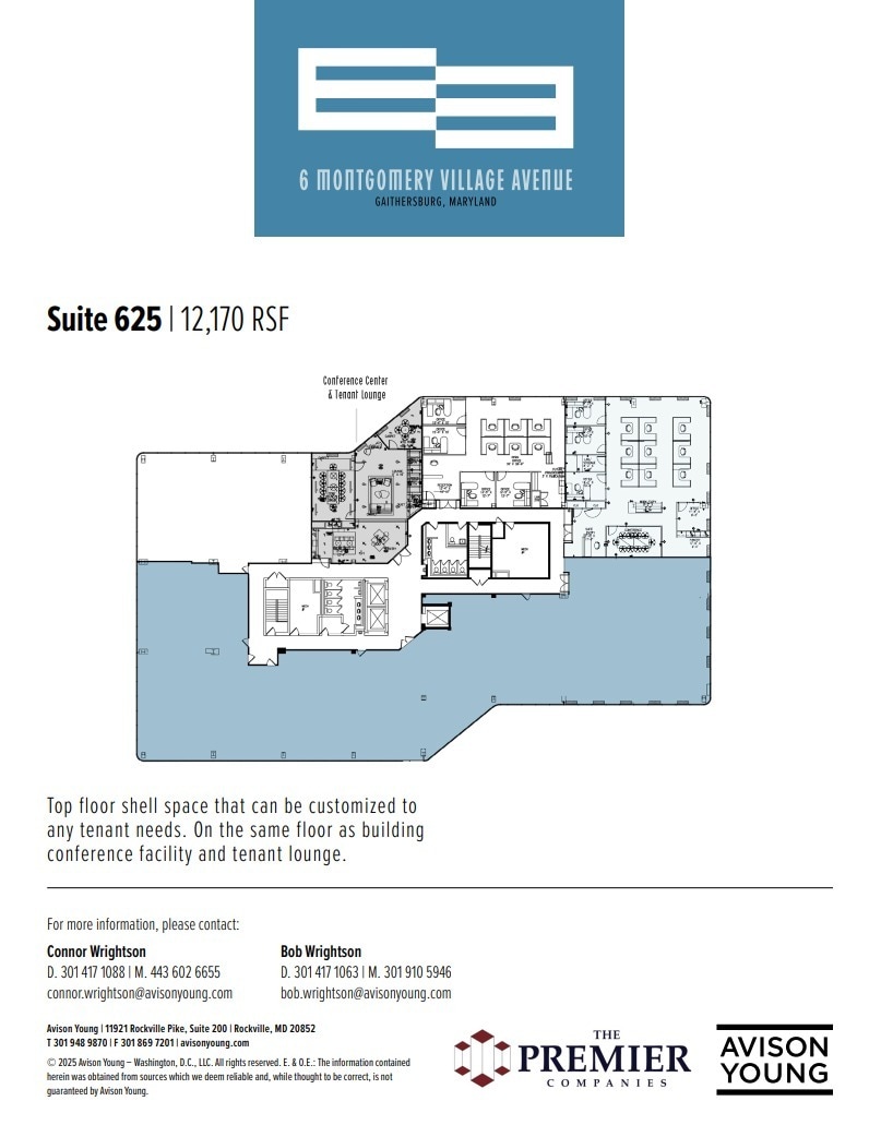 6 Montgomery Village Ave, Gaithersburg, MD for lease Floor Plan- Image 1 of 1