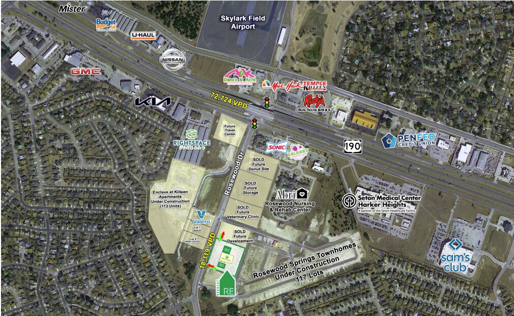 4136 & 4354 Rosewood Dr, Killeen, TX 76542 KILLEEN DOLLAR TREE PLAZA